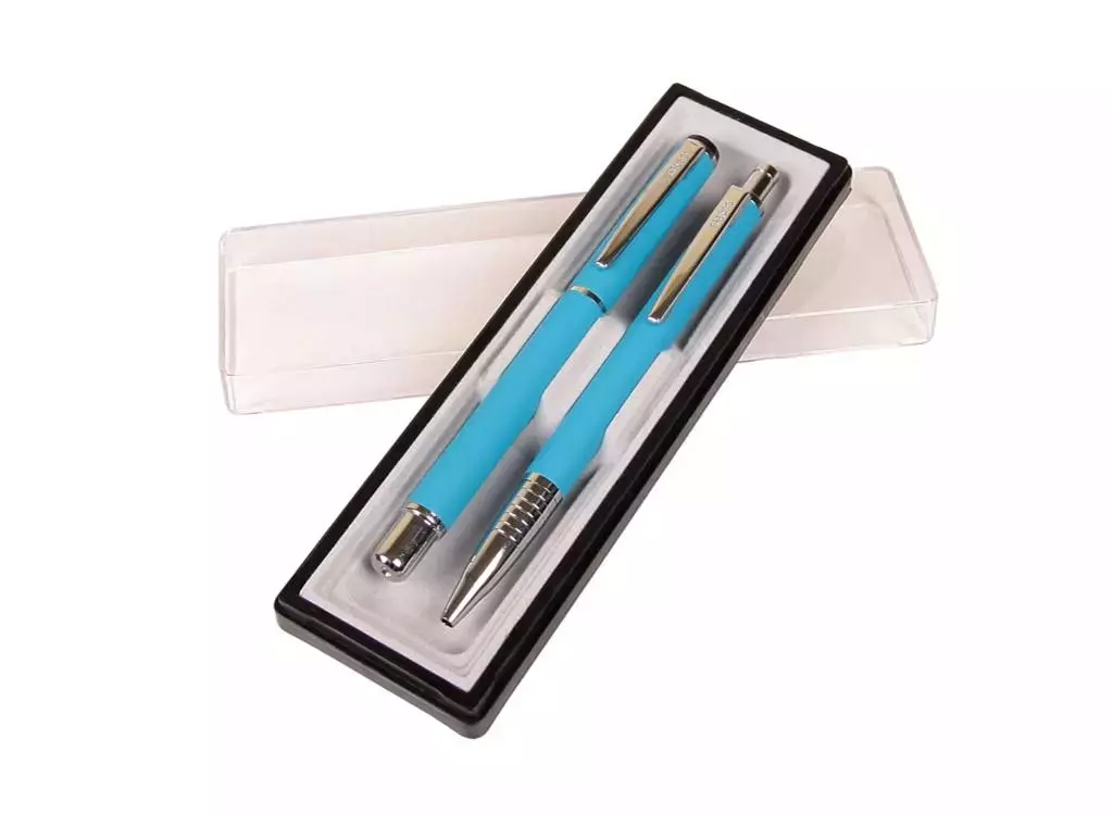 Pióro + długopis Winner, błękitne