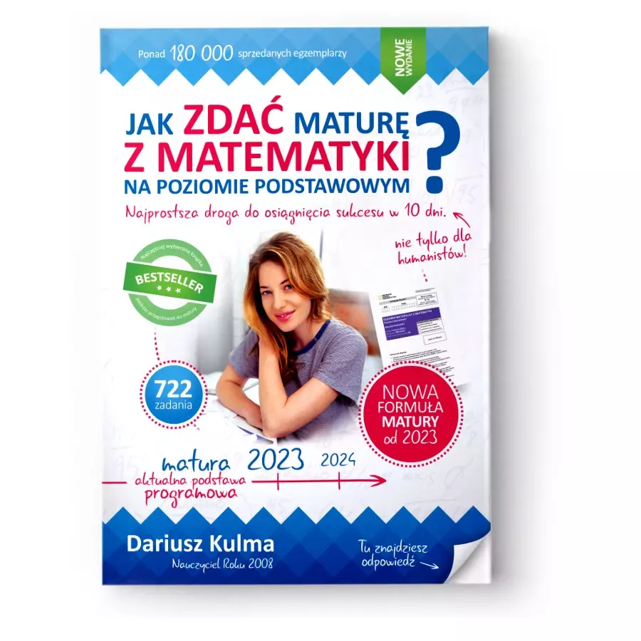 Jak zdać maturę z matematyki na poziomie podstawowym 2023 - Książki