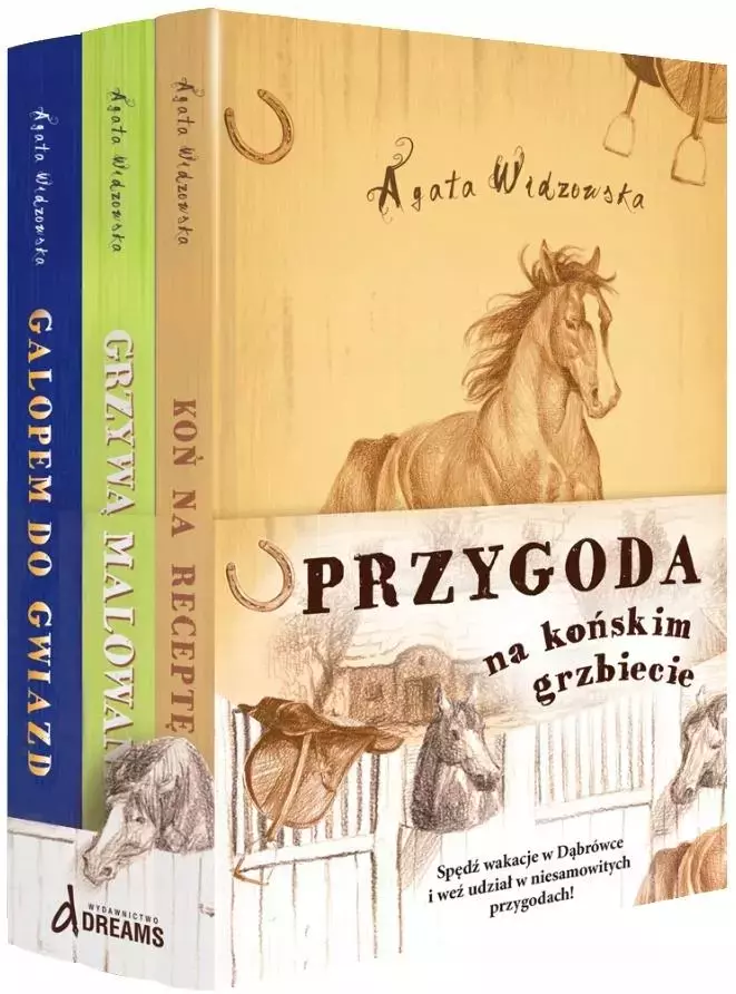 Pakiet Przygoda na końskim grzbiecie, tomy 1-3 - Książki