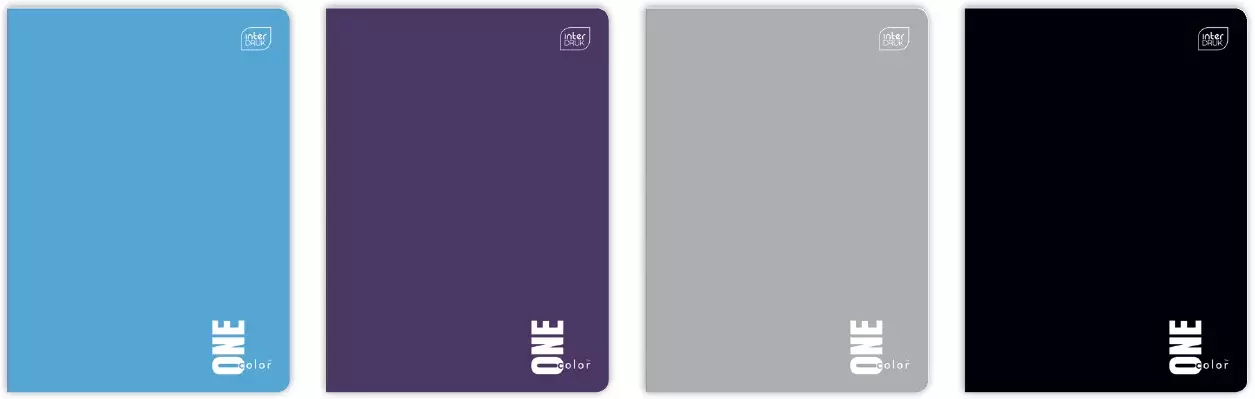 Zeszyt A5 32 kartek w kratkę. One Color, mix kolorów - Papiernicze i szkolne