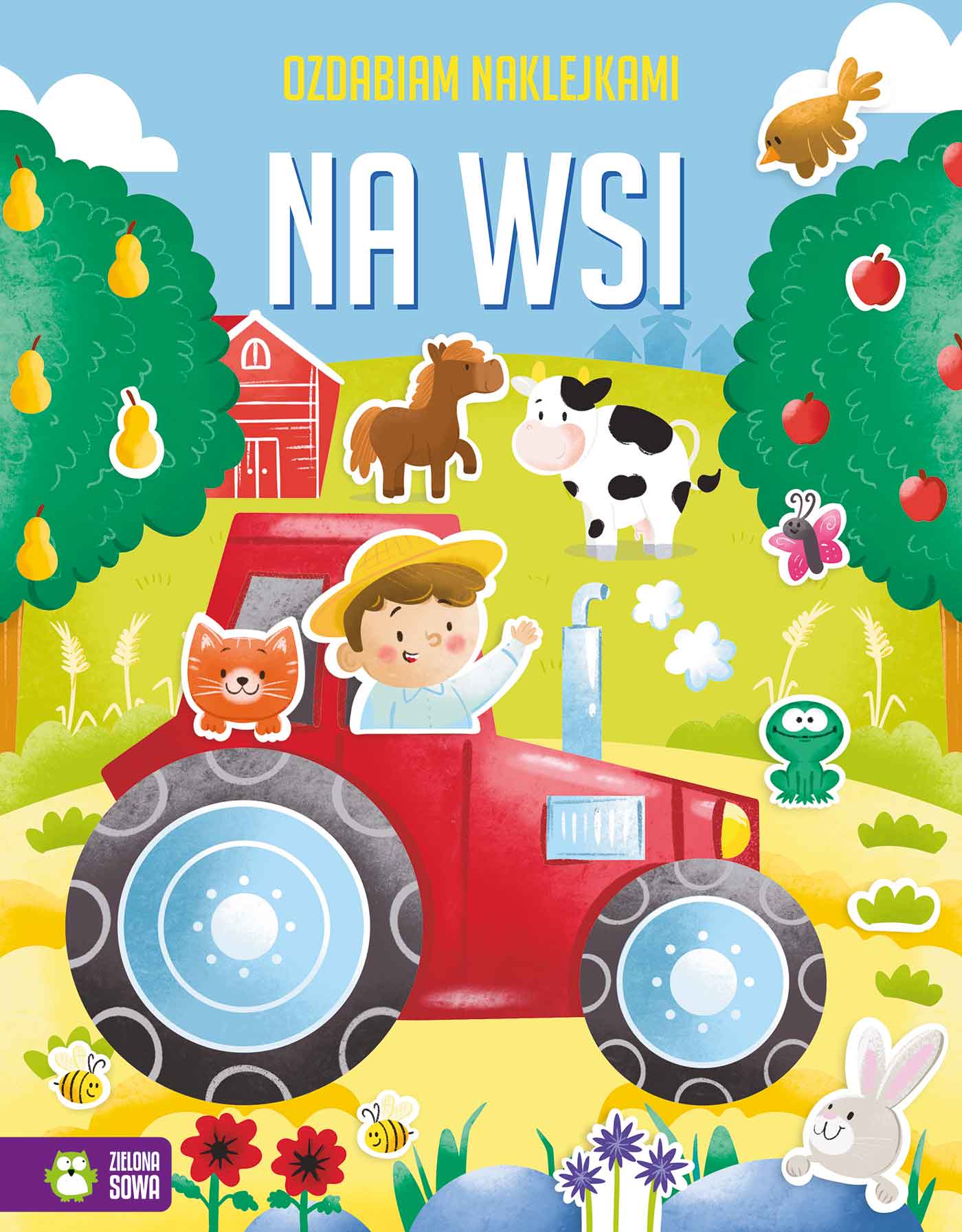 Ozdabiam naklejkami. Na wsi - Książki