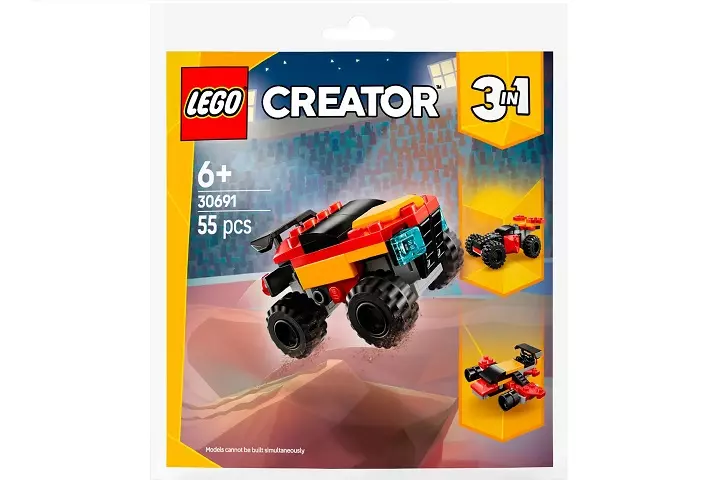 LEGO CREATOR Monster Truck 3w1 saszetka 30691 - Zabawki