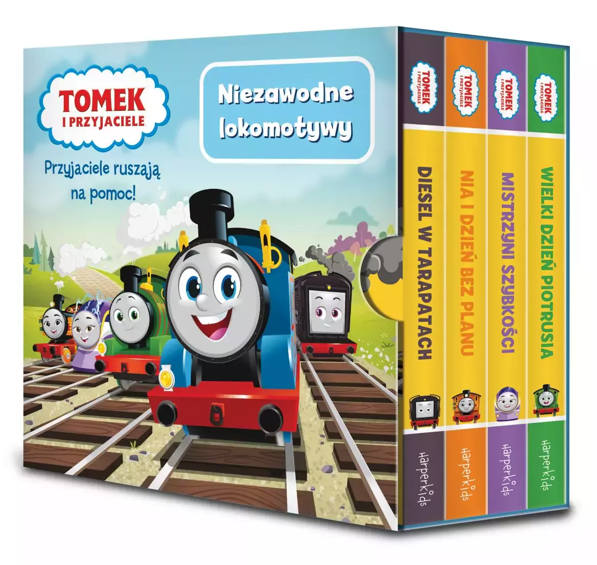 Moja pierwsza biblioteczka. Tomek i przyjaciele. Niezawodne lokomotywy - Książki