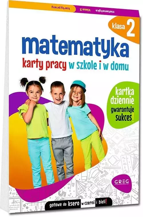 Matematyka SP 2 Karty pracy w szkole i w domu - Książki