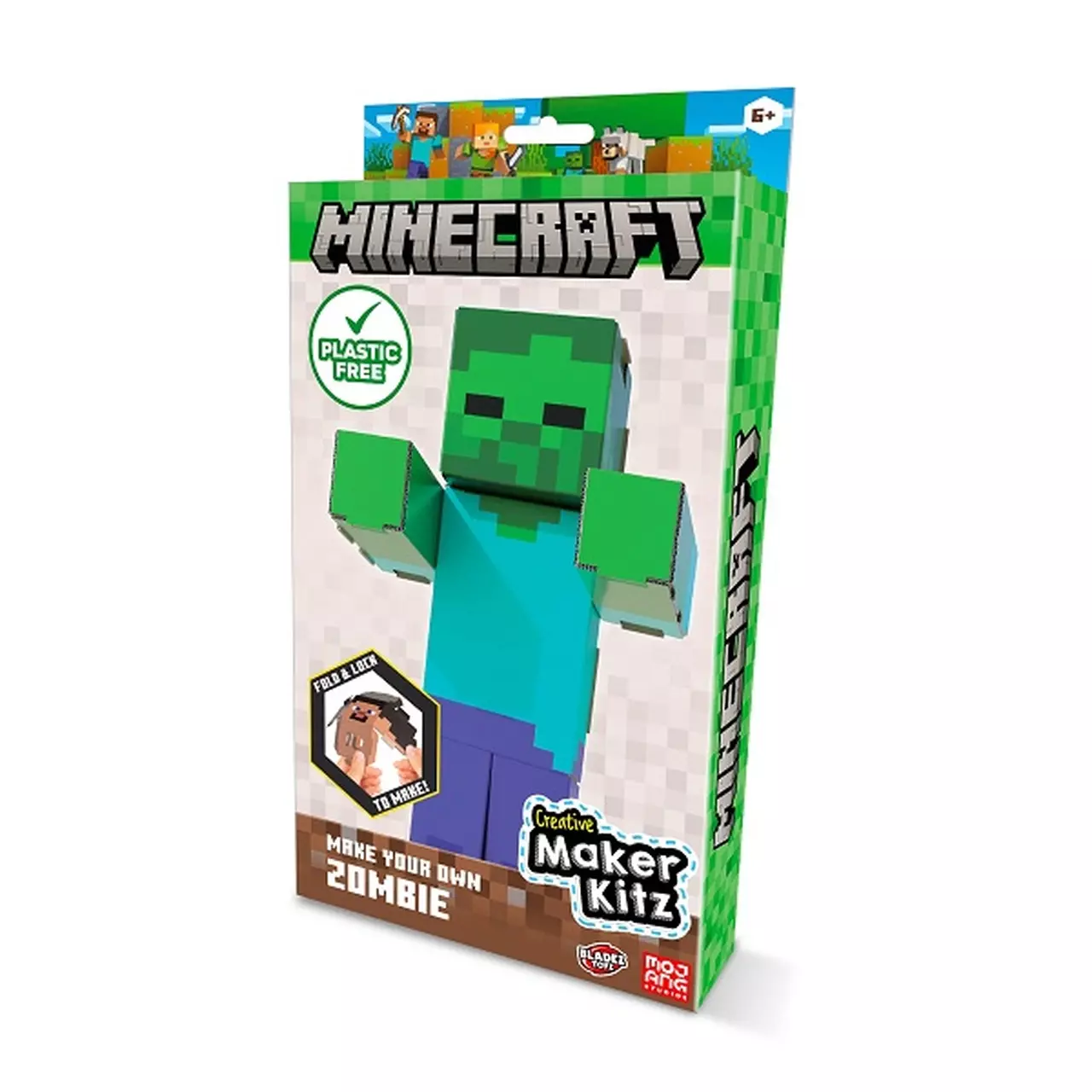 Minecraft zbuduj figurkę Zombie