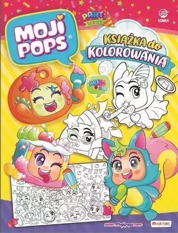 MojiPops - Książka do kolorowania - Książki