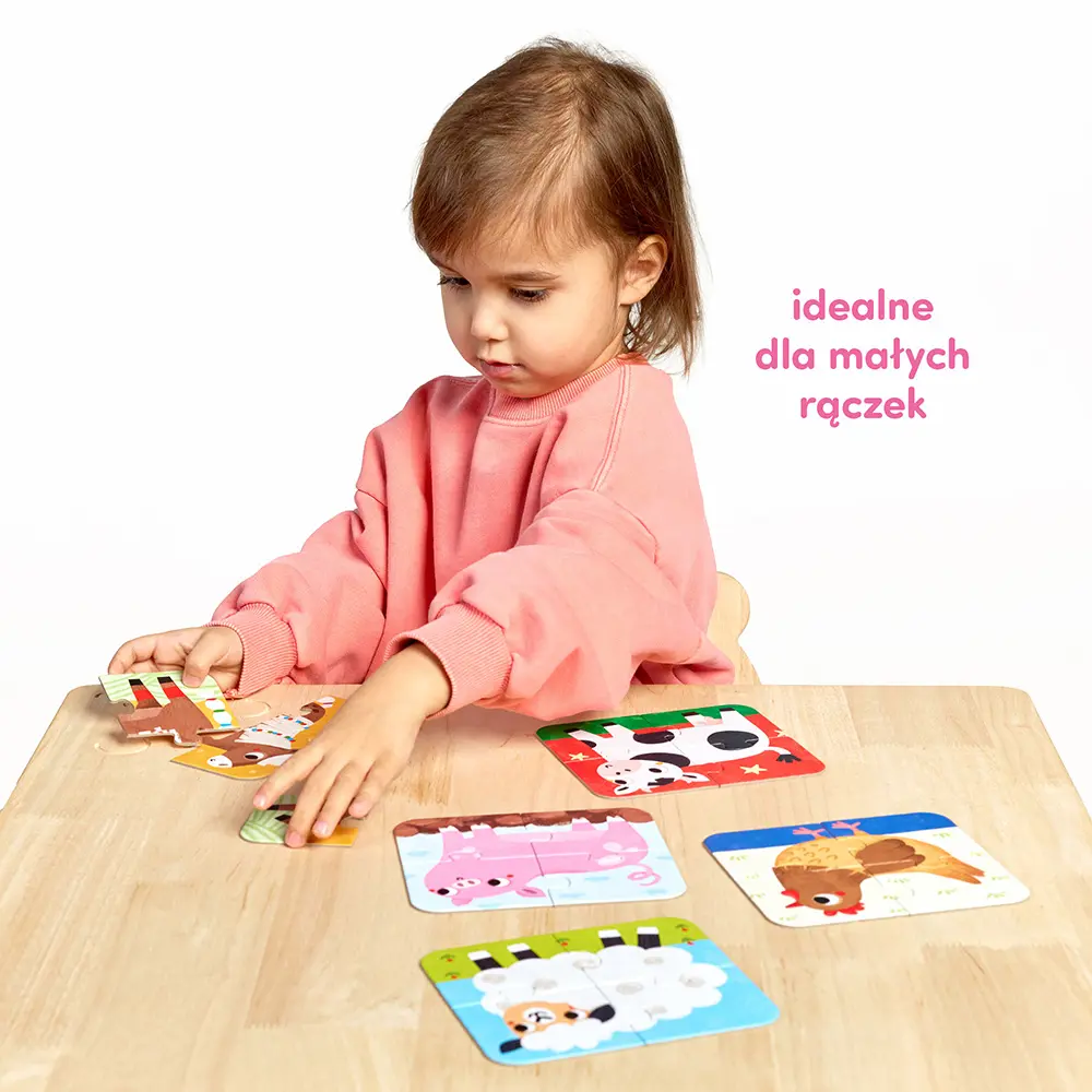 Puzzle CzuCzu 5w1. Zwierzątka - Puzzle