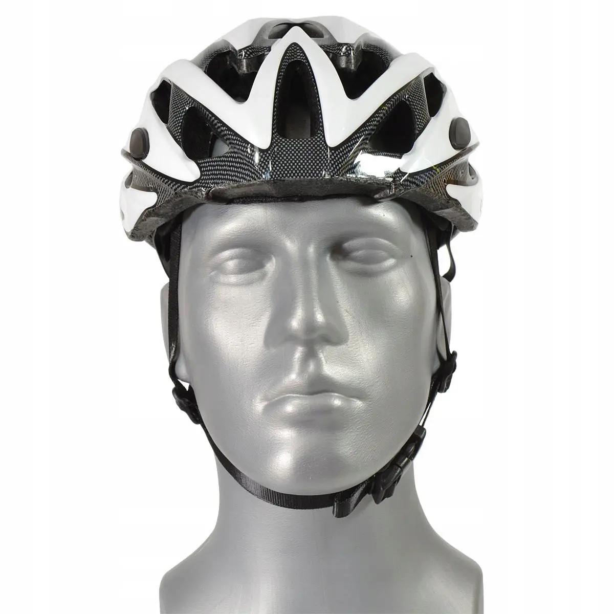 Kask Rowerowy Regulowany Dunlop Mtb R.L (58-61CM) Biały Perłowy - Zabawki