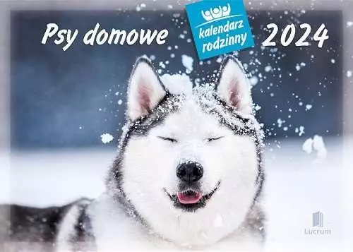 Kalendarz 2024 Rodzinny Psy domowe - Książki