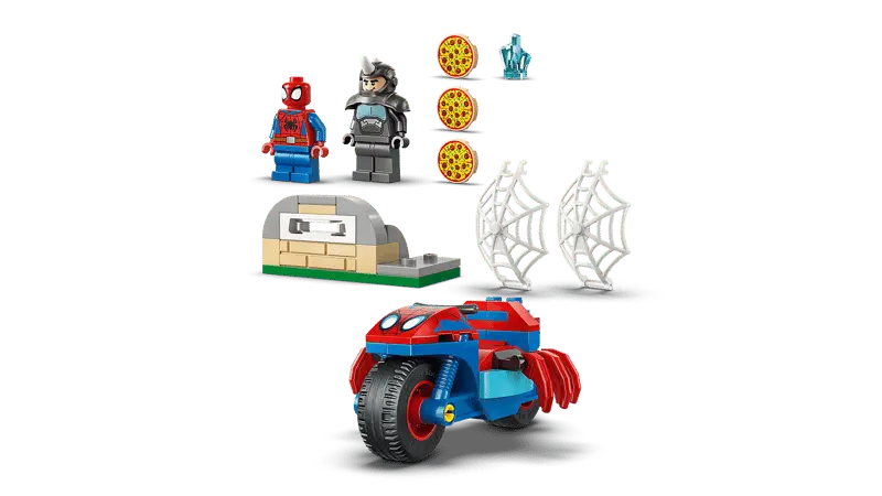 LEGO Marvel Spidey na motocyklu kontra Rhino 11206 - Zabawki