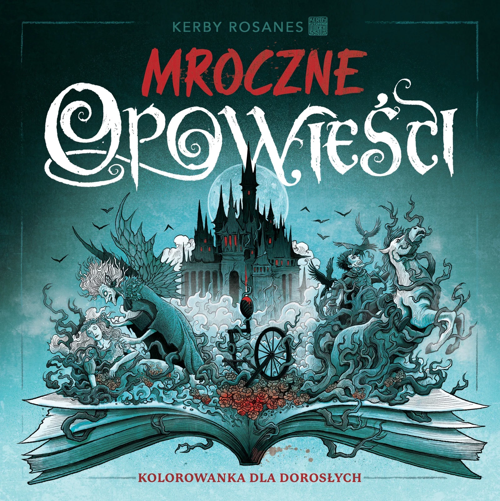 Mroczne opowieści. Kolorowanka dla dorosłych - Książki