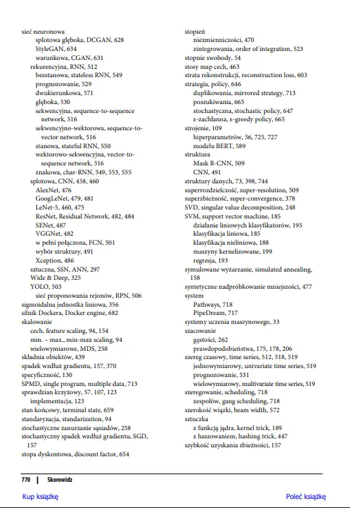 Uczenie maszynowe z użyciem Scikit-Learn, Keras i TensorFlow - Książki