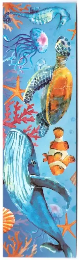 Zakładka - Zwierzęta morskie - Papiernicze i szkolne