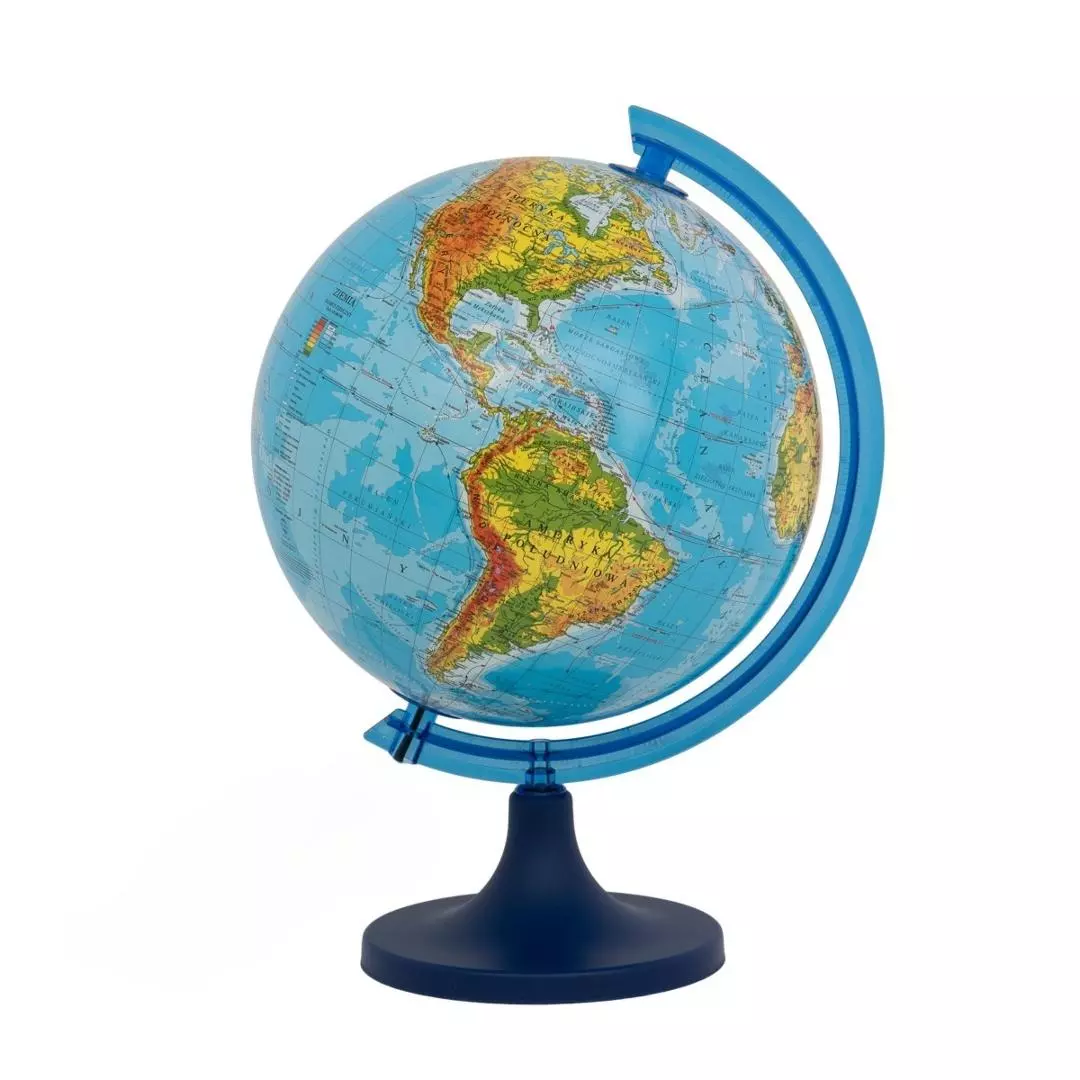 Globus fizyczny 25cm w.angielska - Papiernicze i szkolne