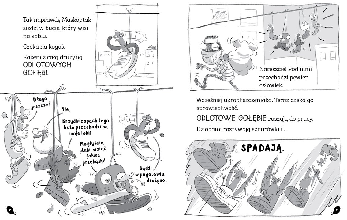 Odlotowe gołębie odpalają gniazdolot - Książki