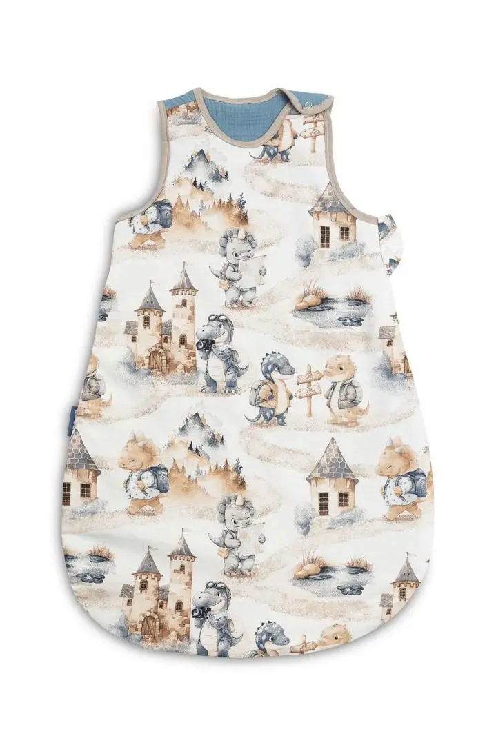 Śpiworek do spania S smoki jeans 45x70cm - Mama i dziecko