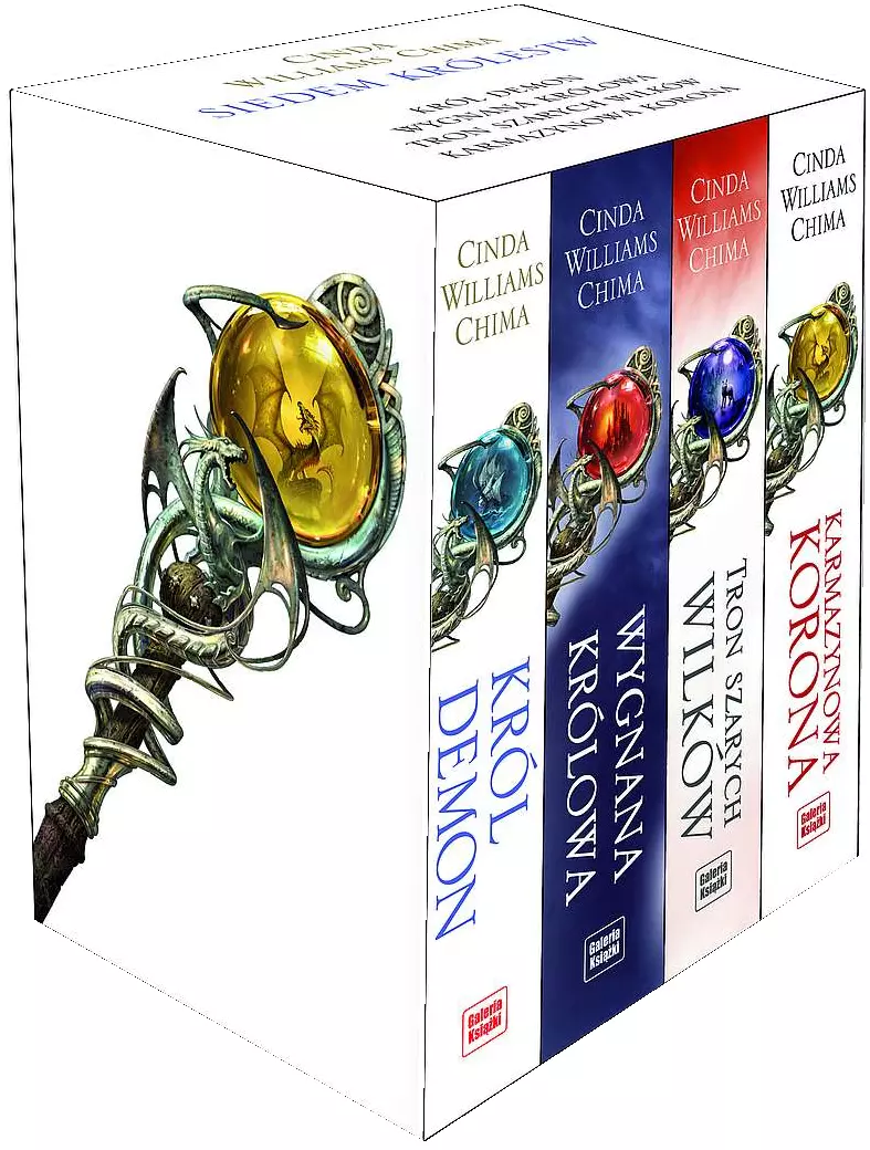 Pakiet Siedem królestw Demon rólowa Tron Wilków Karmazynowa Korona wyd 2022