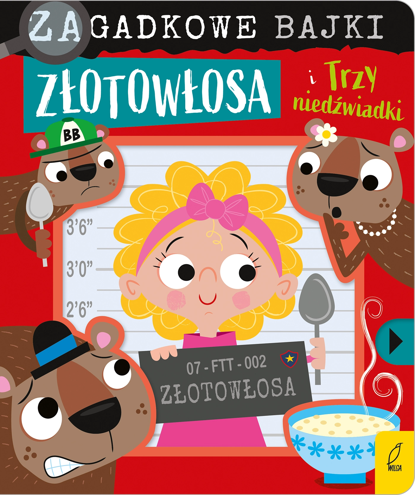 Zagadkowe bajki. Złotowłosa i trzy niedźwiadki - Książki