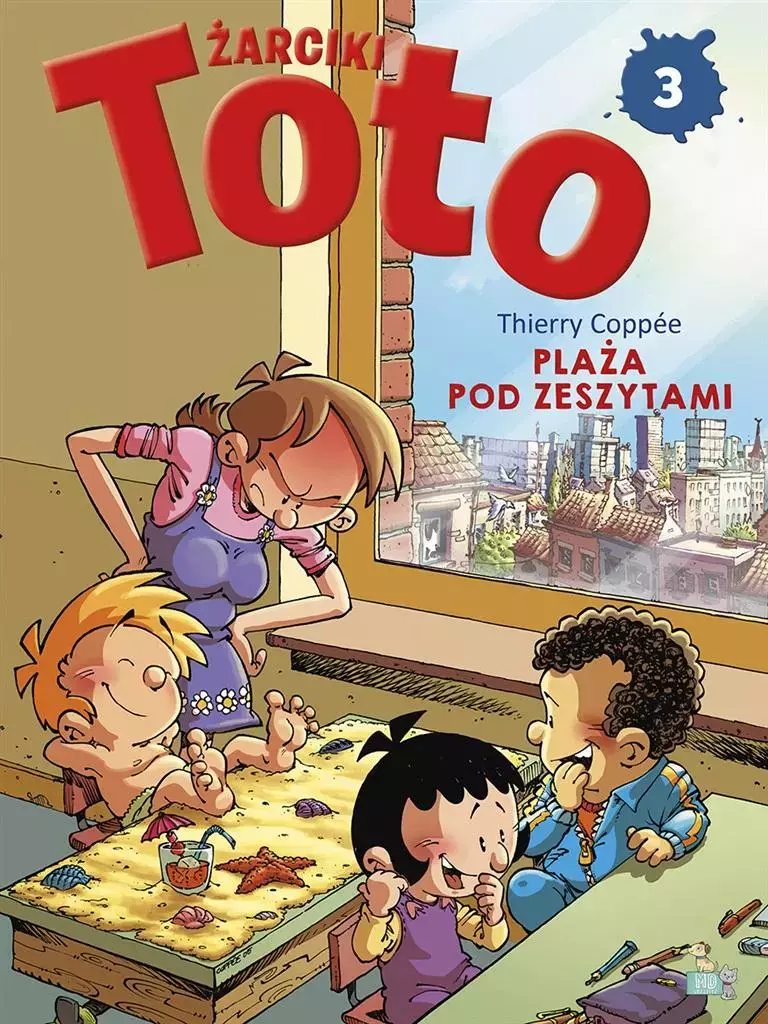 Komiks. Żarciki toto T.3 Plaża pod zeszytami - Książki
