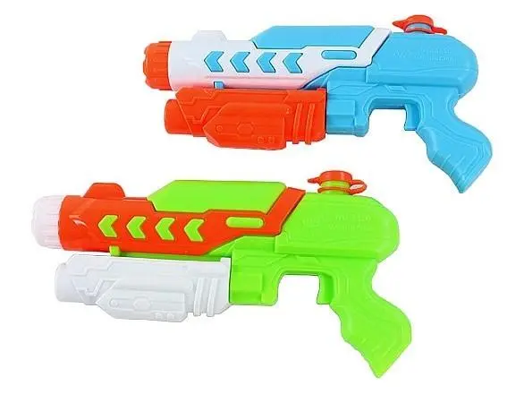Pistolet na wodę z pompką 30cm MIX - Zabawki