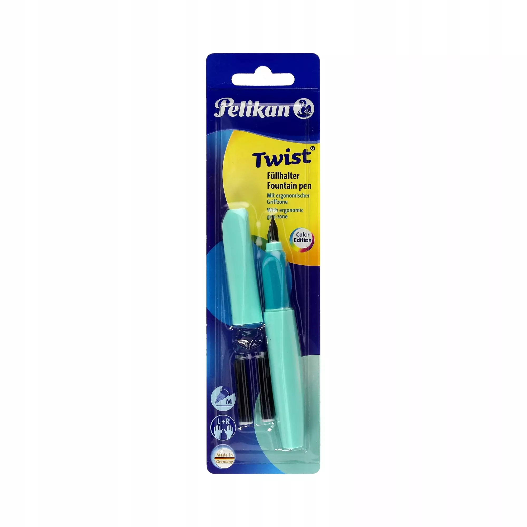 Pióro wieczne Twist Neo Mint + 2 naboje - Papiernicze i szkolne