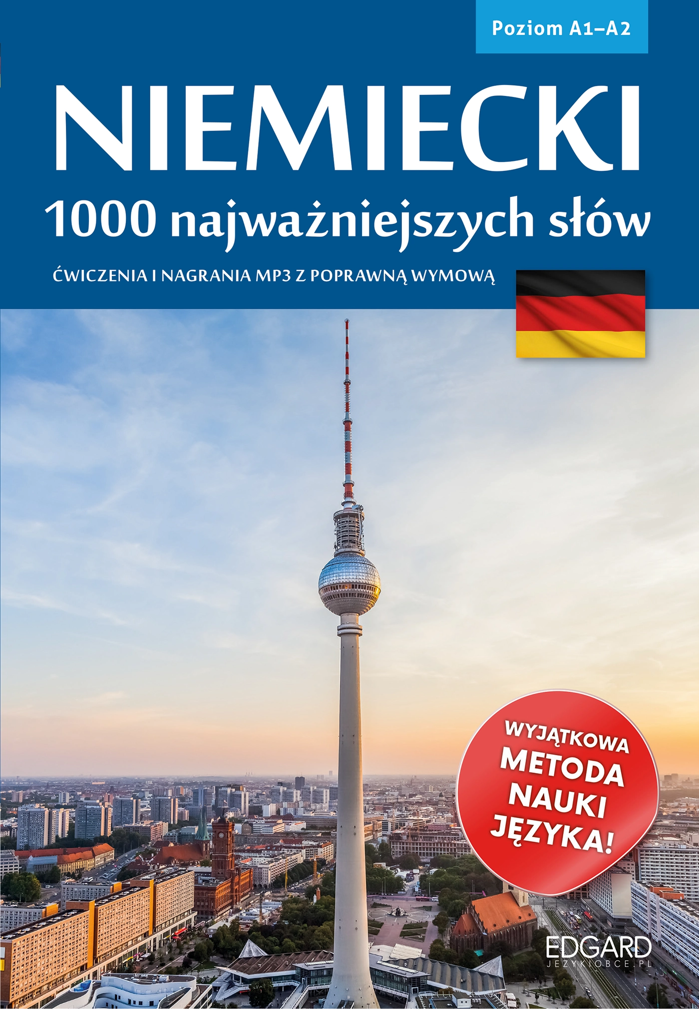 Niemiecki. 1000 najważniejszych słów A1/A2 - Książki