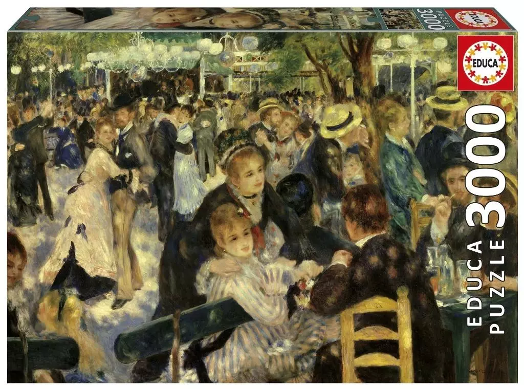 Puzzle 3000 elementów. Bal w Moulin de la Galette, Renoir