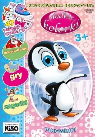 Słodkie kolorki. Pingwinki - Książki