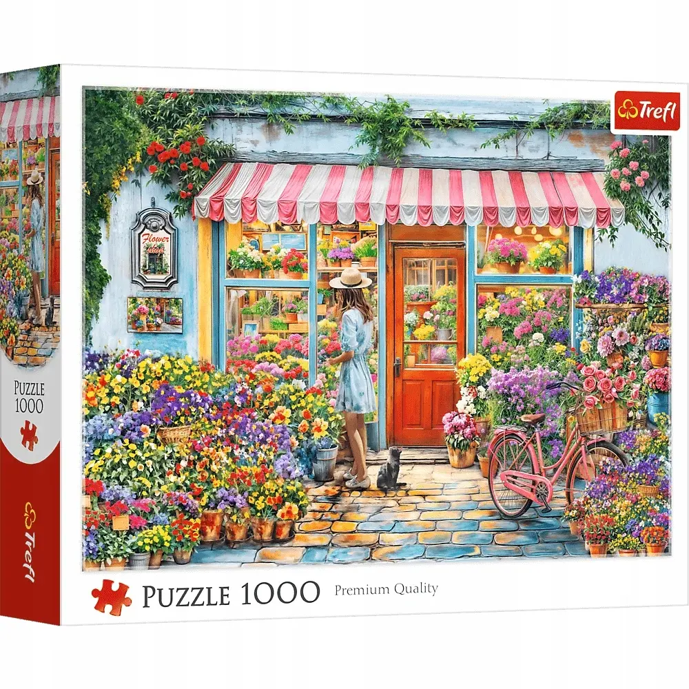 Puzzle 1000 el. Kwiaciarnia - Puzzle