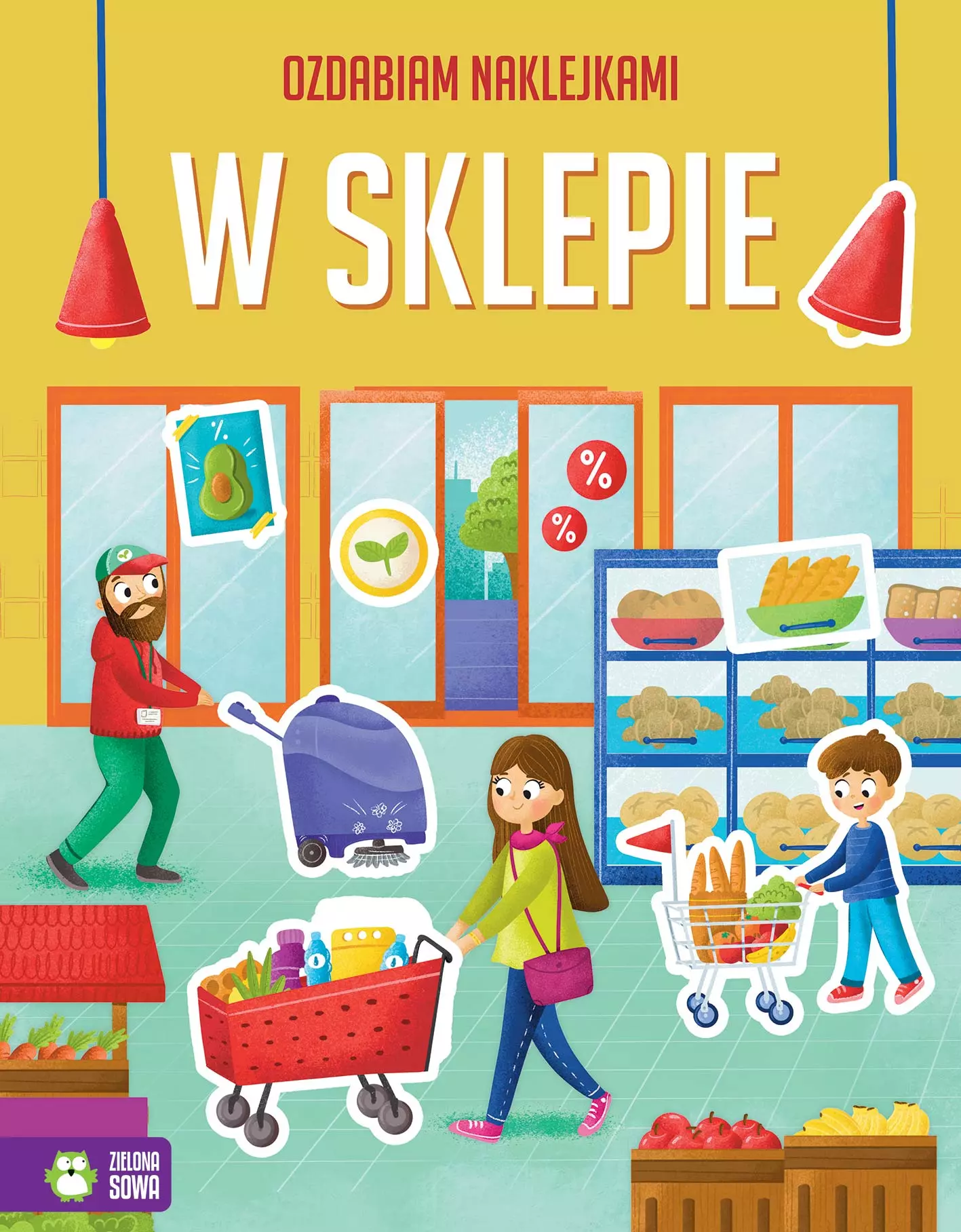 Ozdabiam naklejkami. W sklepie - Książki