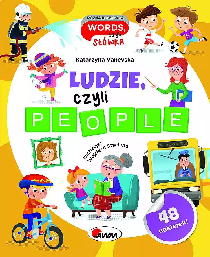 Ludzie czyli people. Poznaje główka words, czyli słówka - Książki