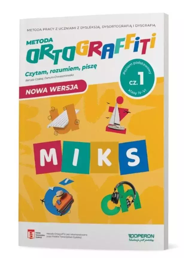 Ortograffiti. MIKS. Poziom podstawowy. Część 1. Klasy 4-6 - Książki