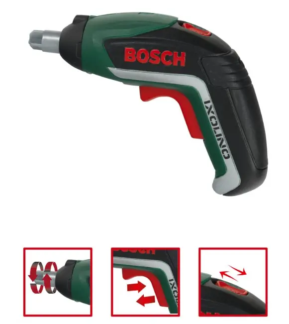 Warsztat stołowy Bosch z wkrętarką Ixolino - Zabawki