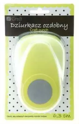 Dziurkacz ozdobny 3,7cm koło - Papiernicze i szkolne