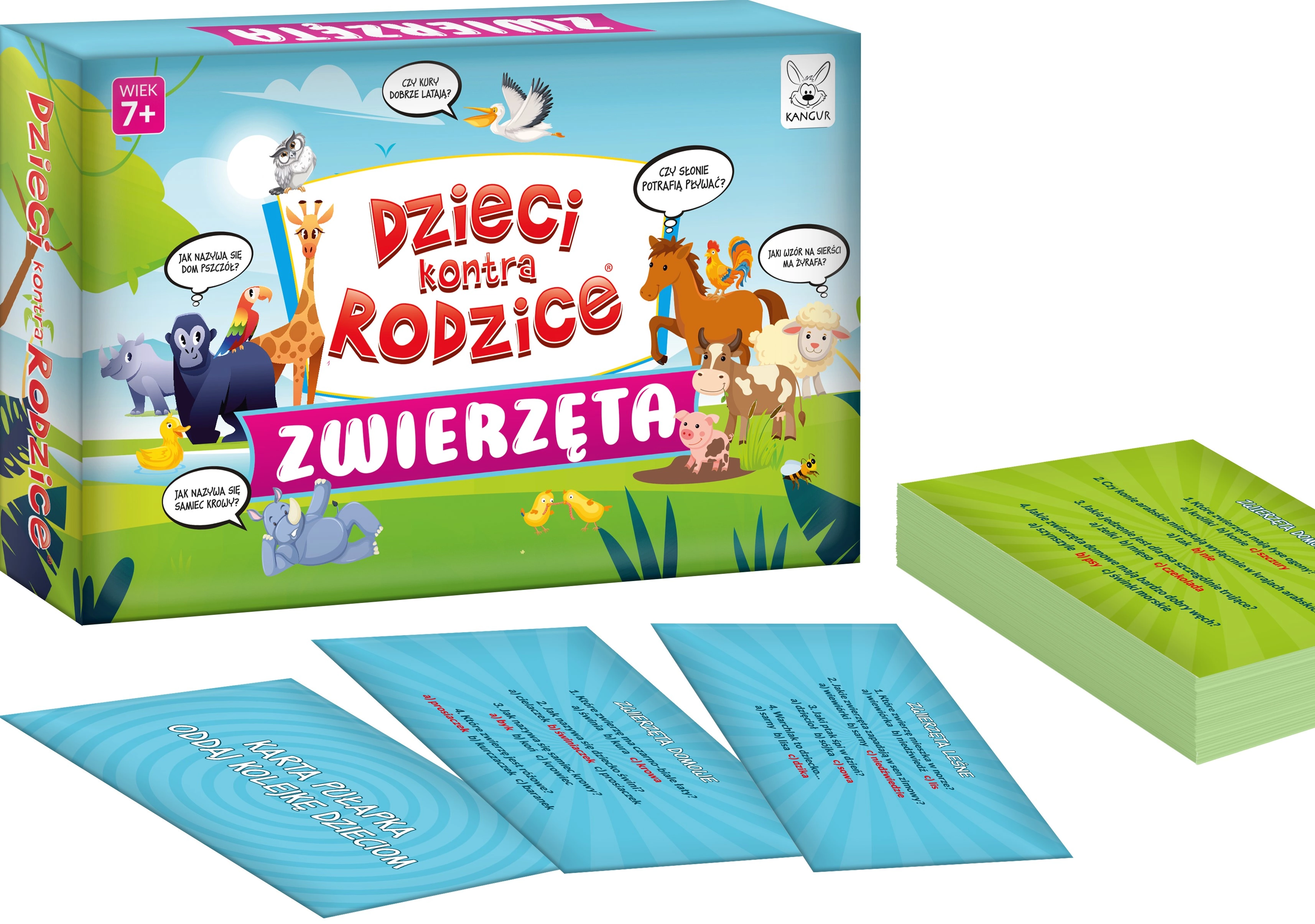 Dzieci kontra Rodzice. Zwierzęta - Gry