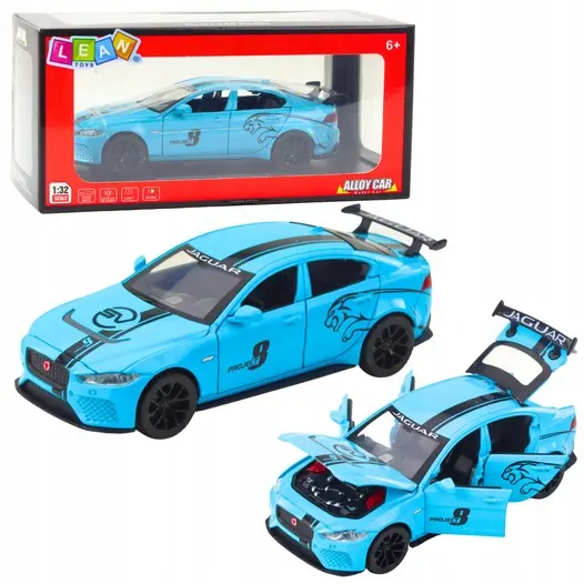 SAMOCHÓD METALOWY JAGUAR NIEBIESKI
