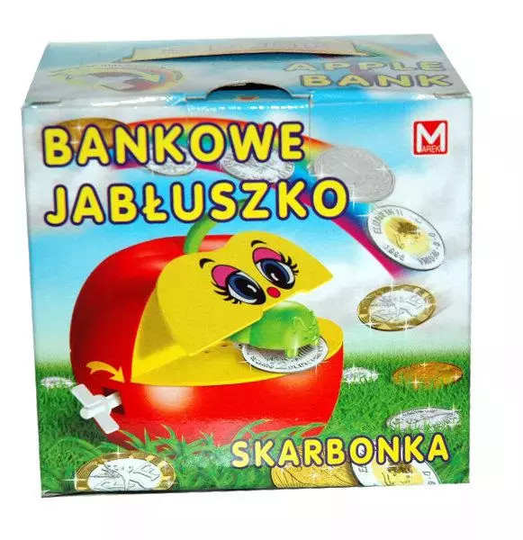 Skarbonka bankowe jabłuszko - Papiernicze i szkolne