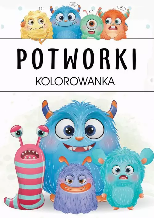 Potworki. Kolorowanka - Książki