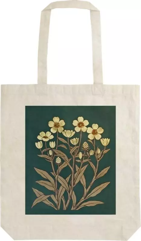 Torba bawełniana, jaskier