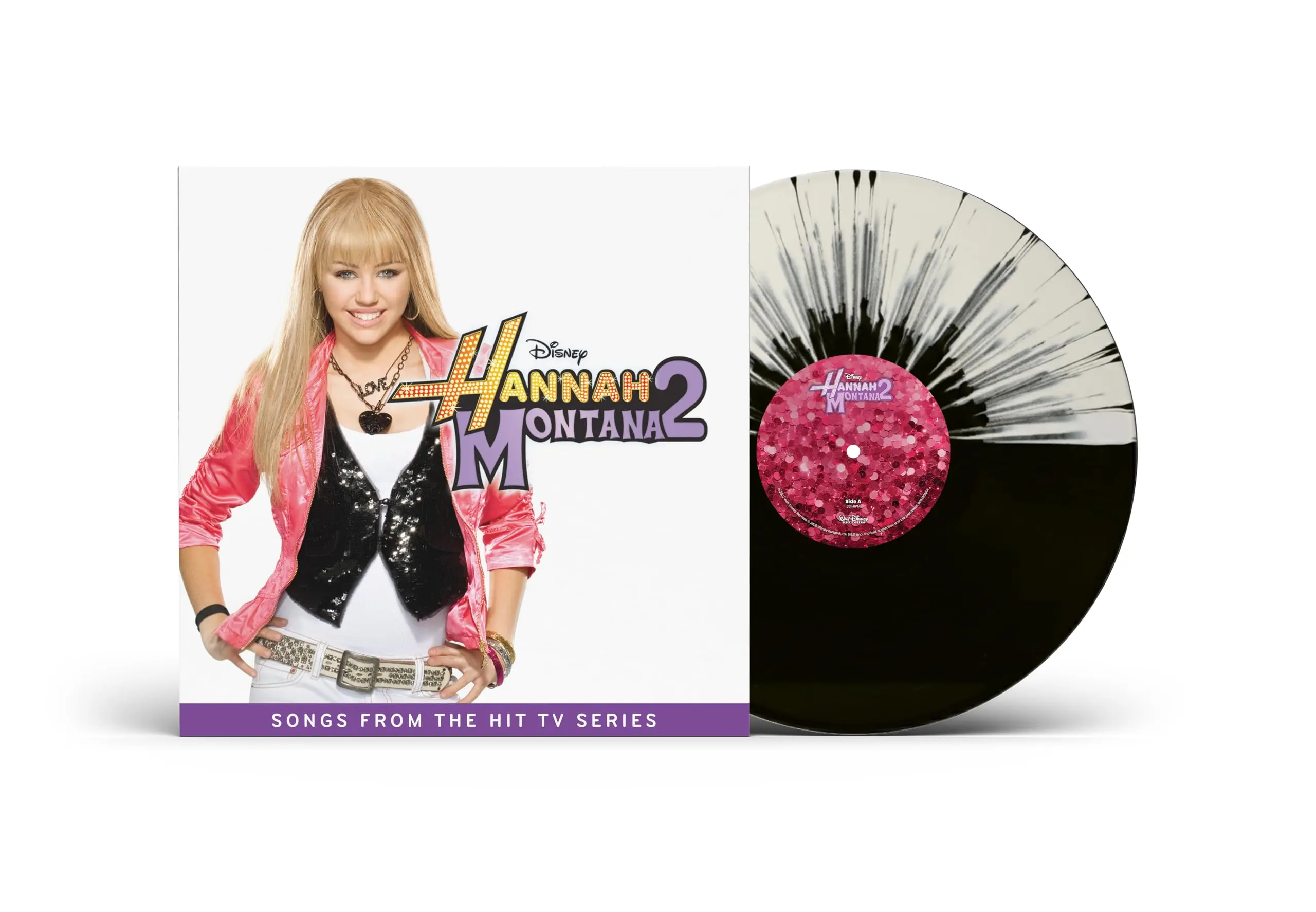 Hannah Montana 2 (OST) (Split Black/White Splatter Vinyl), Winyl - Muzyka