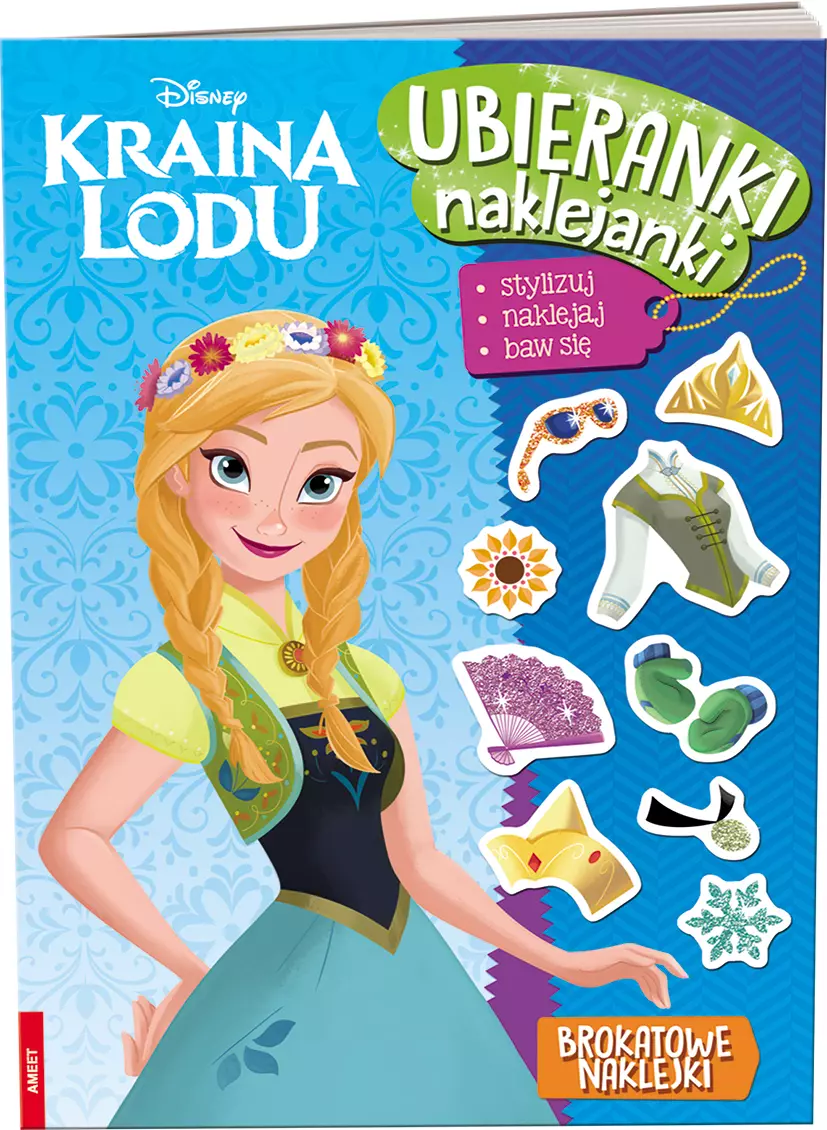 Kraina Lodu. Ubieranki naklejanki - Książki