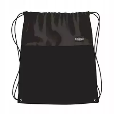 WOREK SZKOLNY NA BUTY WF PLECAK NA SZNURKACH CZARNY - Papiernicze i szkolne