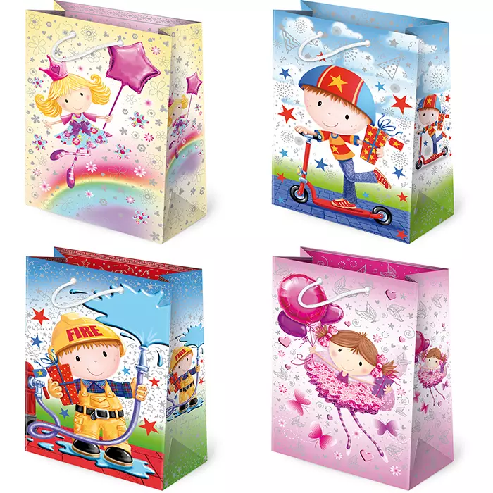 Torebki ozdobne T4L set 82 Dzieci - Papiernicze i szkolne