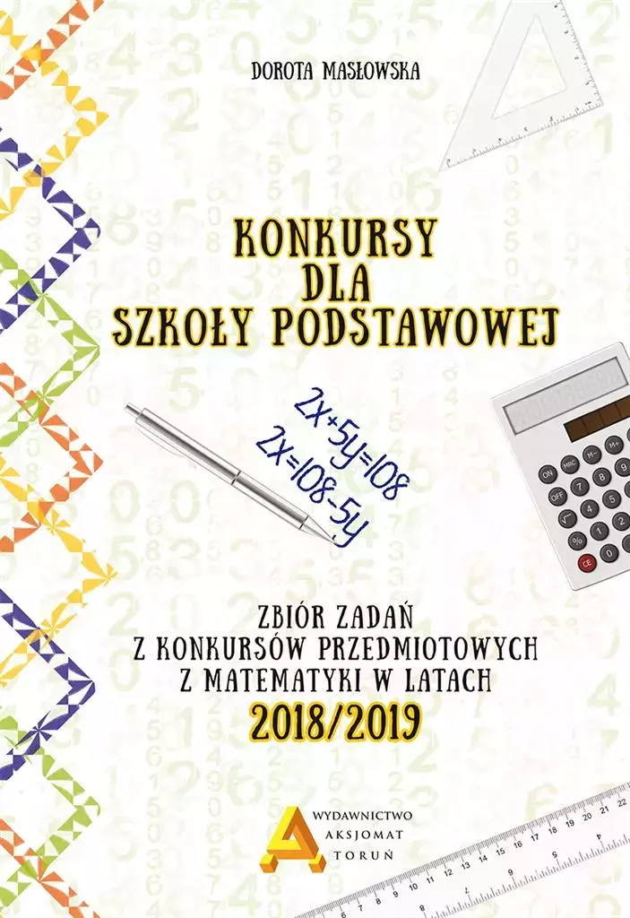 Konkursy matematyczne dla szkoły podstawowej edycja 2018/2019 - Książki