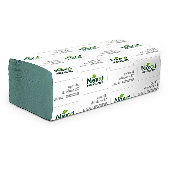 Ręcznik ZZ 4000 zielony 1 war. makulatura kolor: zielony Nexxt Professional (CH-ZZPNEM101Z4000) - Elektronika i akcesoria