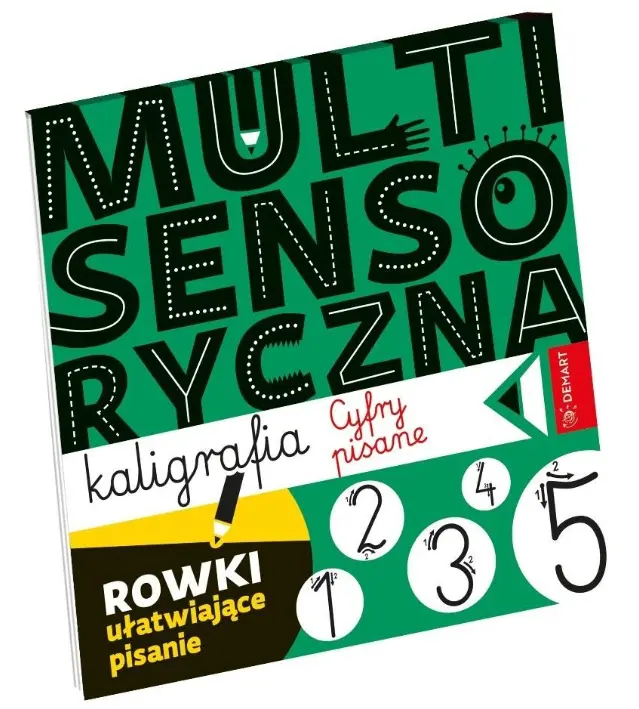 Multisensoryczna kaligrafia. Cyfry pisane - Książki