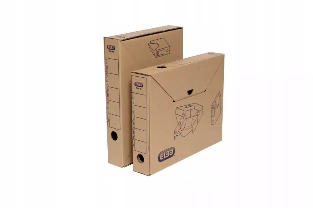 Pudła Archiwizacyjne Pudło Archiwizacyjne Tric 10 5,5cm - Na Zaw. Segregatora - Papiernicze i szkolne