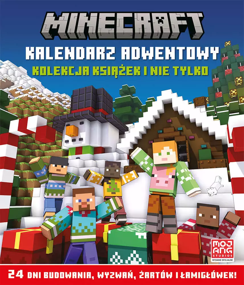 Minecraft. Kalendarz adwentowy. Kolekcja książek i nie tylko - Książki