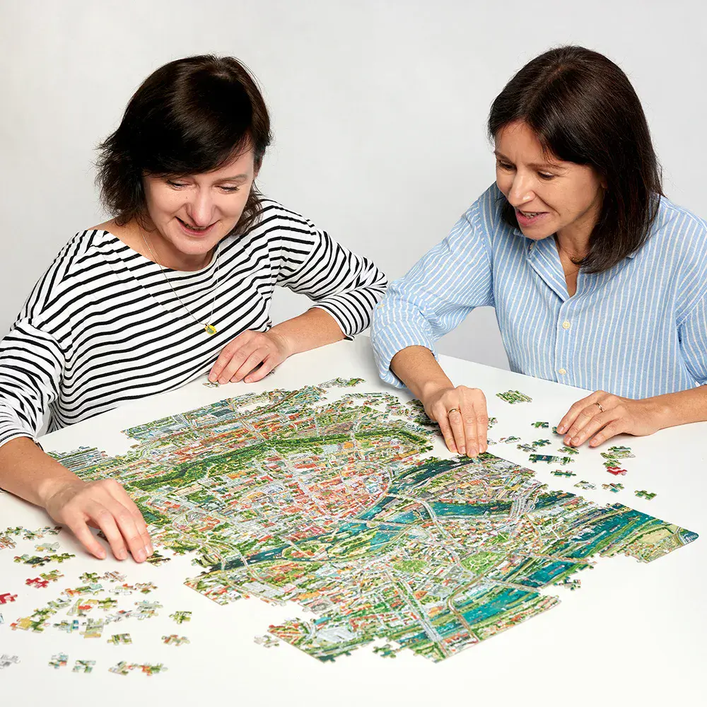 Puzzlove CzuCzu 1000 elementów. Miasto Wrocław - Puzzle