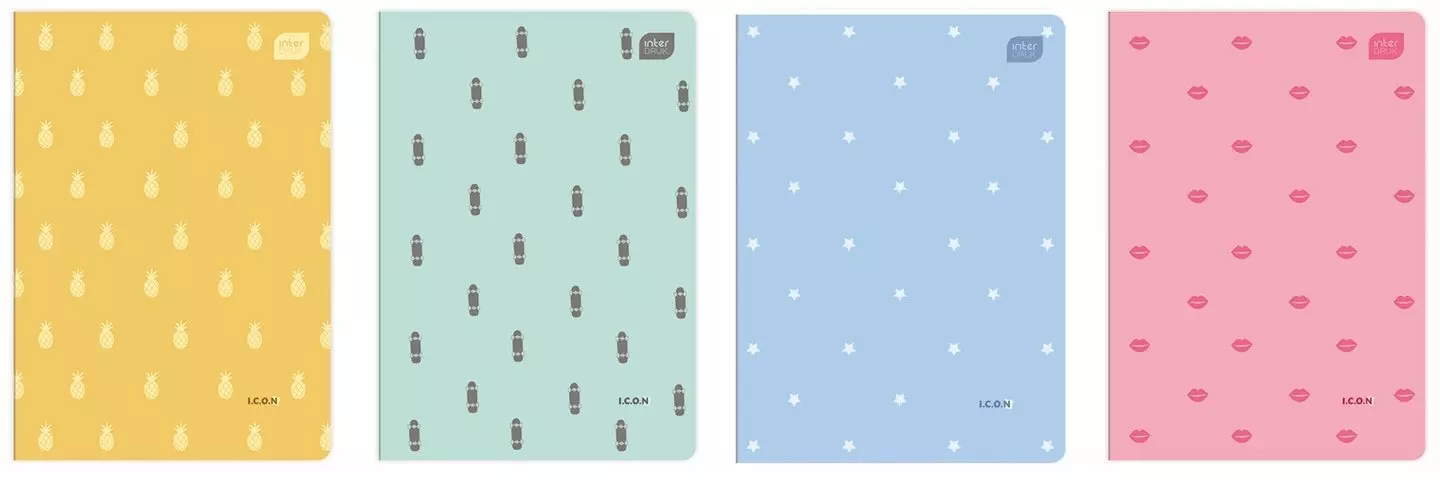 Zeszyt A5 32 kartki w kratkę, soft touch, cena za 1 szt - Papiernicze i szkolne